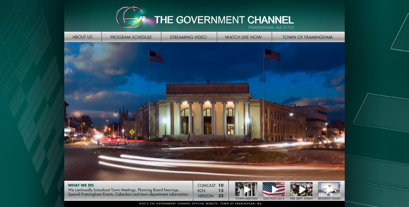 Government Channel website